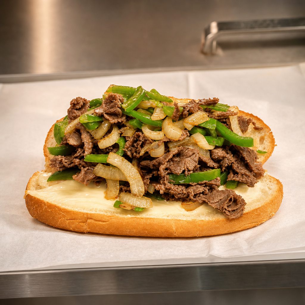 Philly Beef Sandwich.